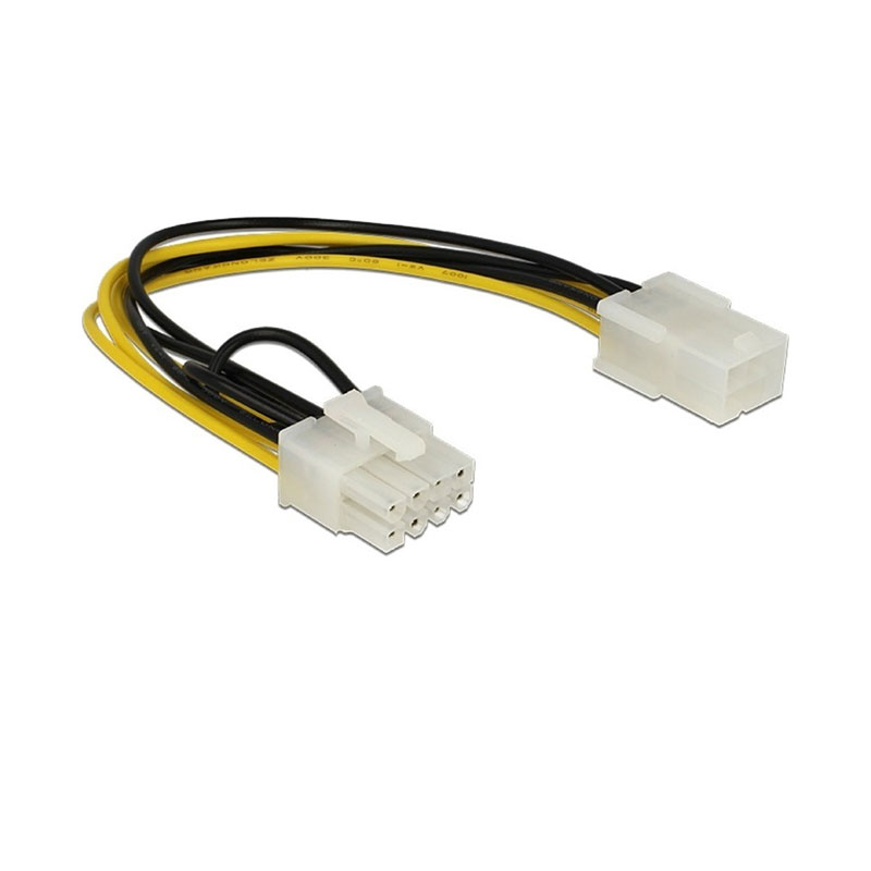 Καλώδιο PCI-E 6pin Θυληκό σε 8pin Αρσενικό