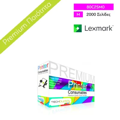 Toner για Lexmark CX410 Magenta – 80C2SM0 Συμβατό