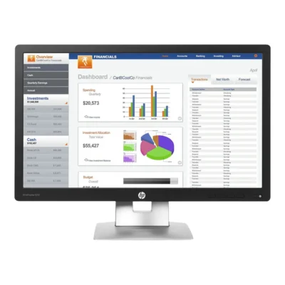 Επαγγελματική οθόνη HP EliteDisplay E232 IPS 23 ιντσών Refurbished