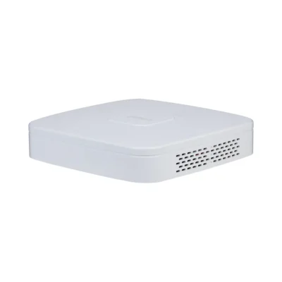 Compact white Wi‑Fi router with vented side panels and rounded edges